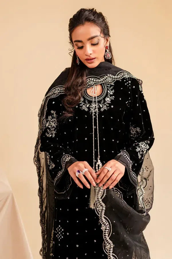 Nureh | Shades of Winter | Sheesh - Aqsa Fabrics