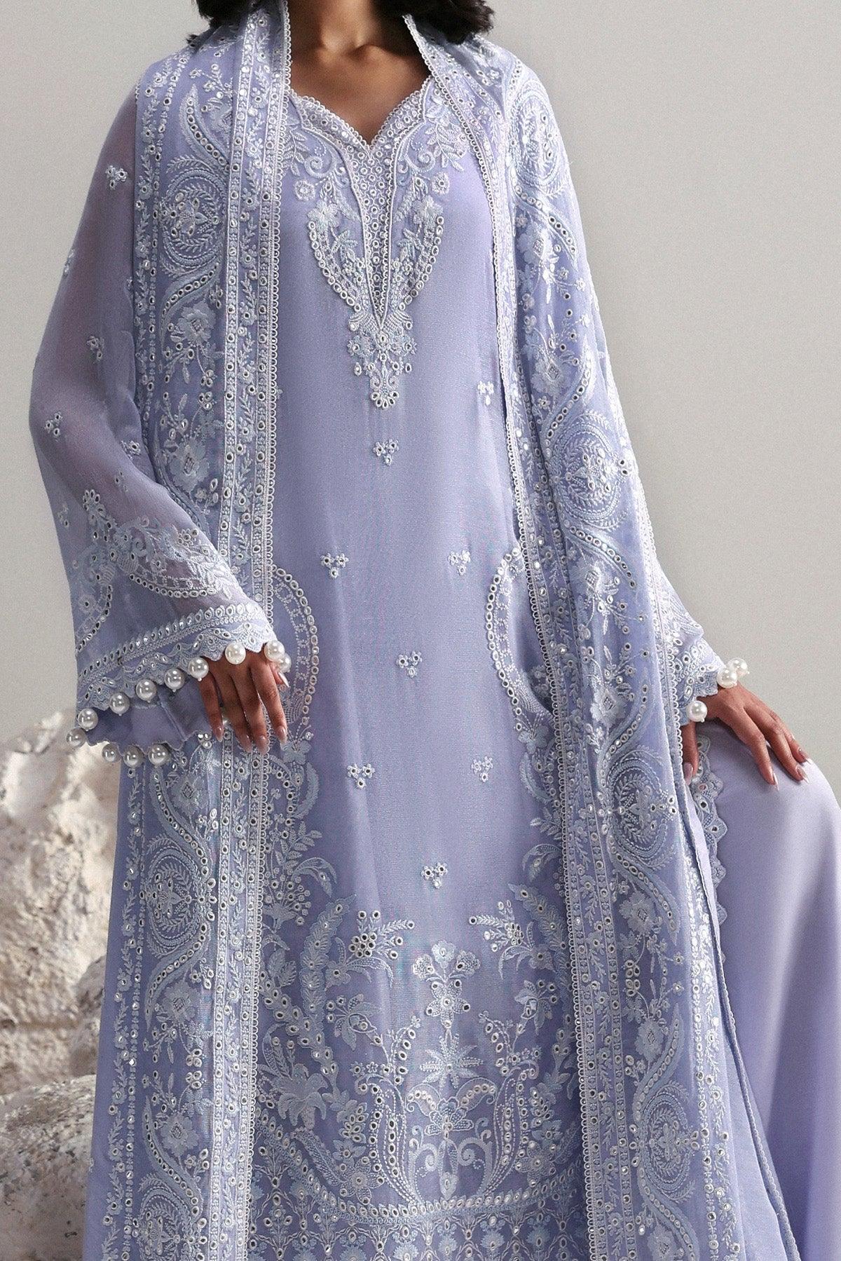 Afrozeh | Slate Ready to Wear | Vaelis - Aqsa Fabrics