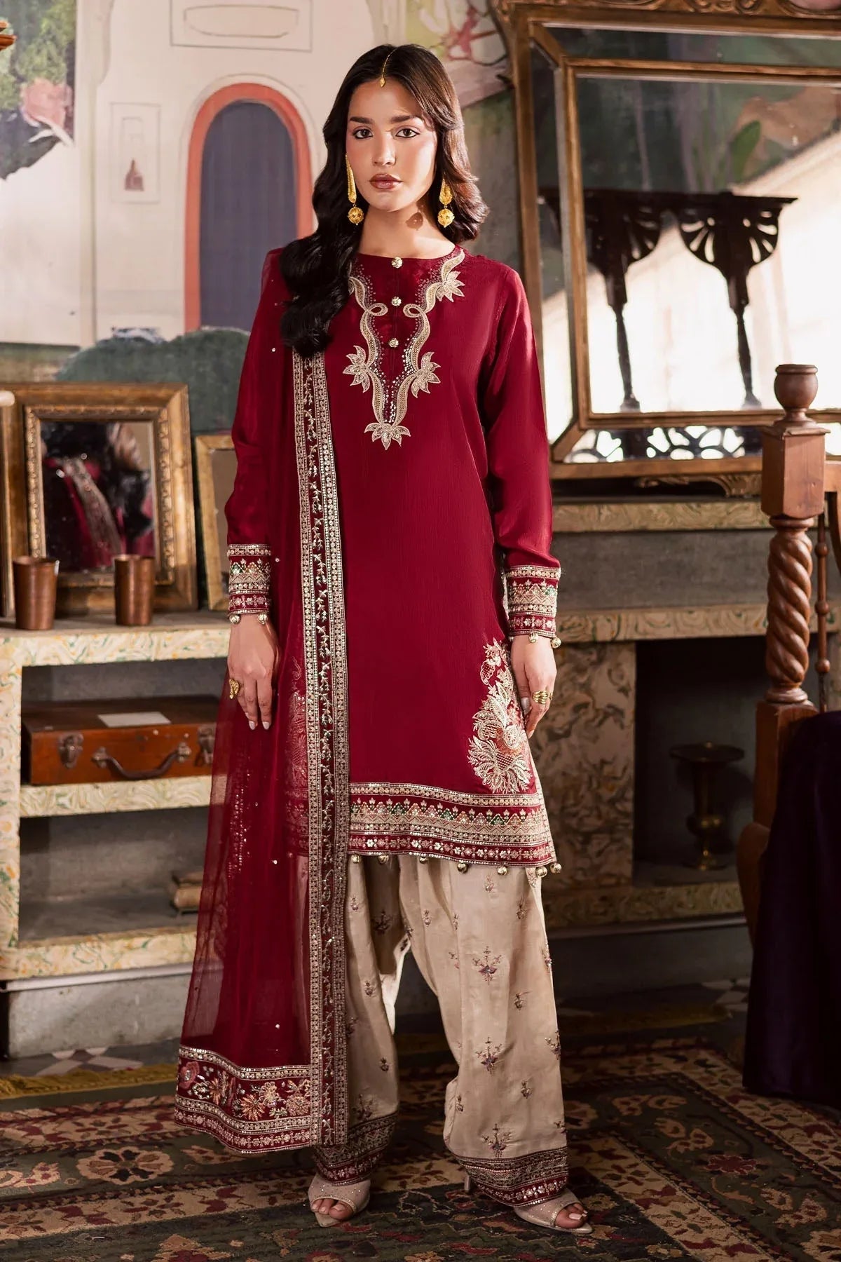 Nureh | Nur Mahal | NE-193 - Aqsa Fabrics