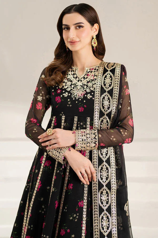 Farasha | Fiorella Formals | Fuchsia Night - Aqsa Fabrics