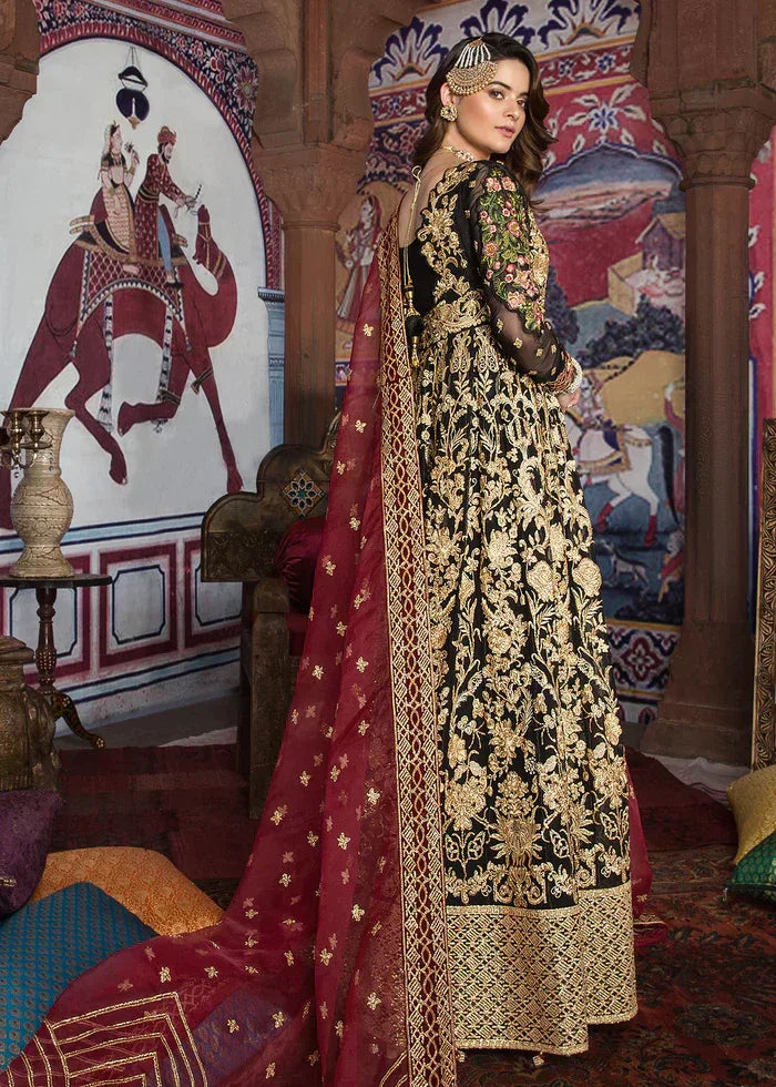AKBAR ASLAM - MAJESTIC MIDNIGHT - Aqsa Fabrics