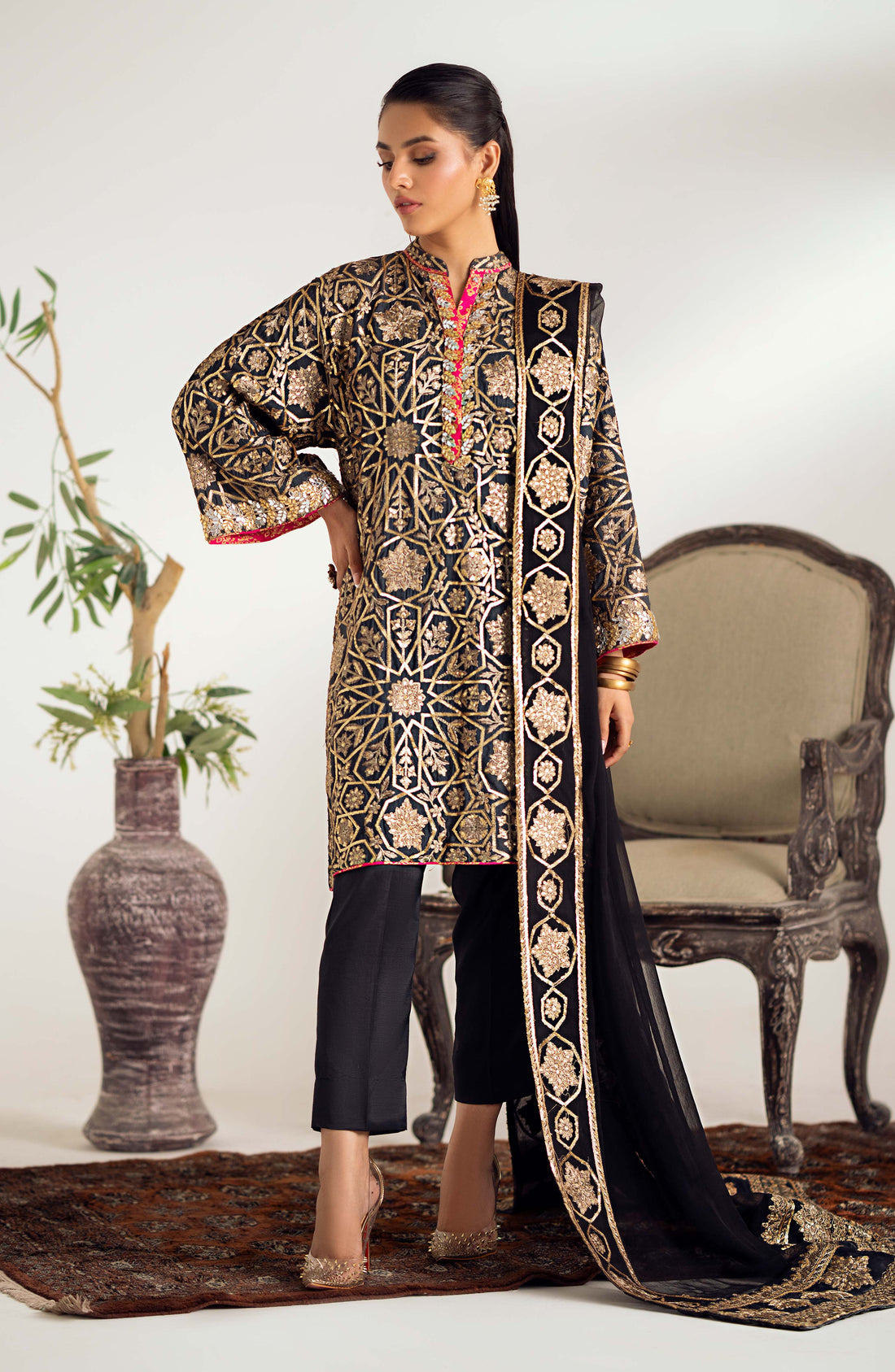 Maryum N Maria | Dastan Formals | ALIRA - MS40016 - Aqsa Fabrics