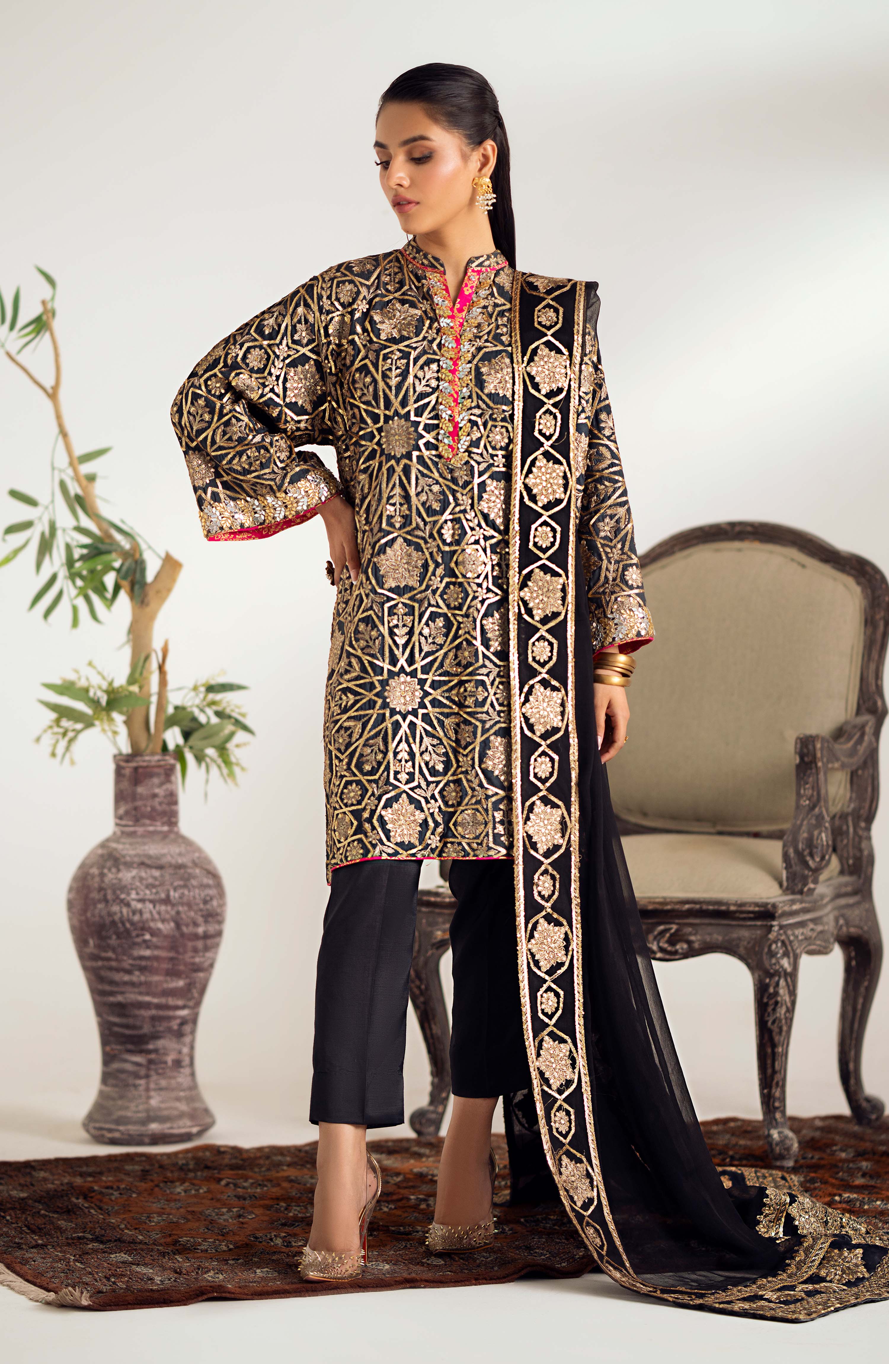 Maryum N Maria | Dastan Formals | ALIRA - MS40016 - Aqsa Fabrics