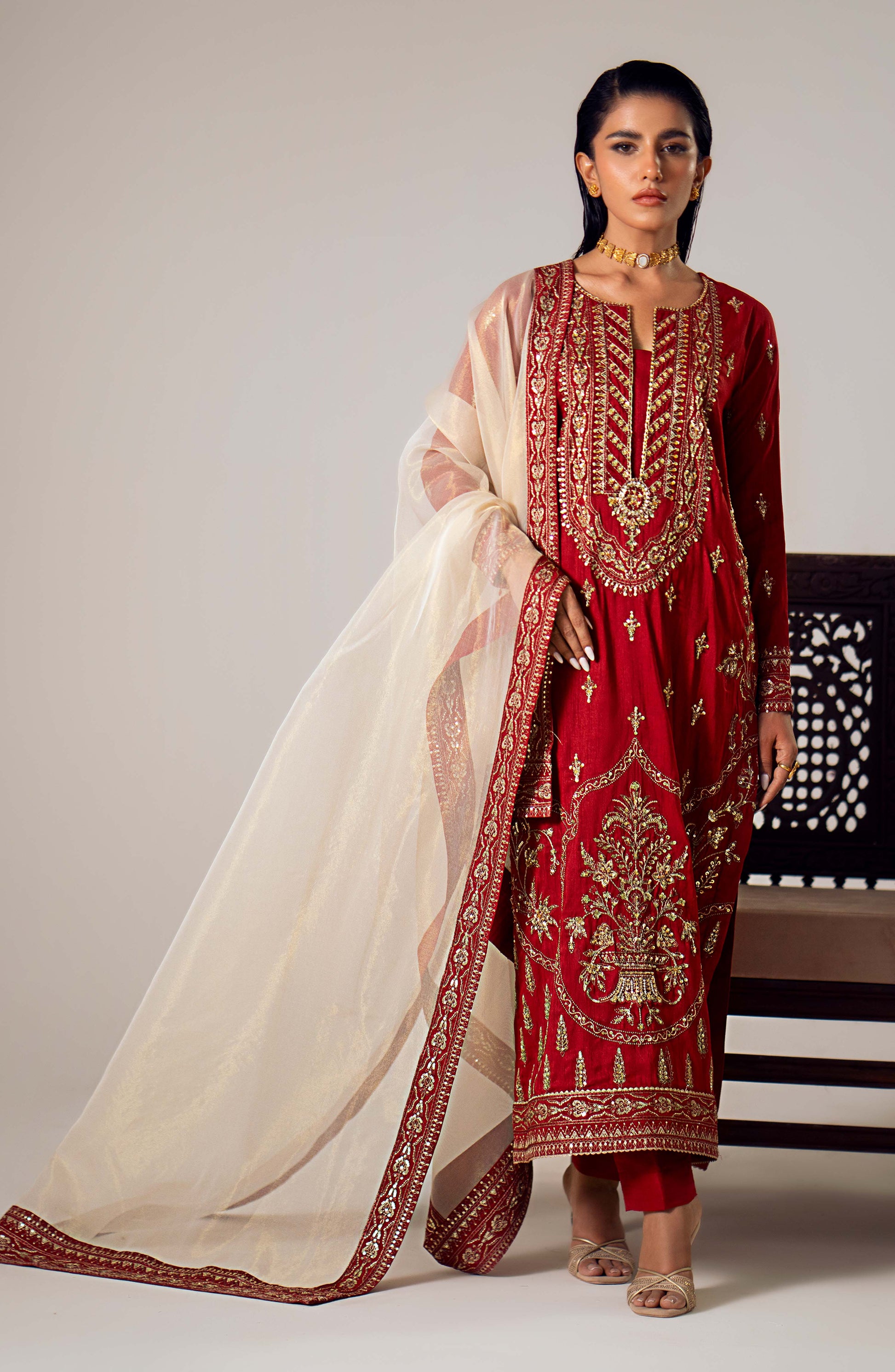 Maryum N Maria | Dastan Formals | MIRA - MS40017 - Aqsa Fabrics