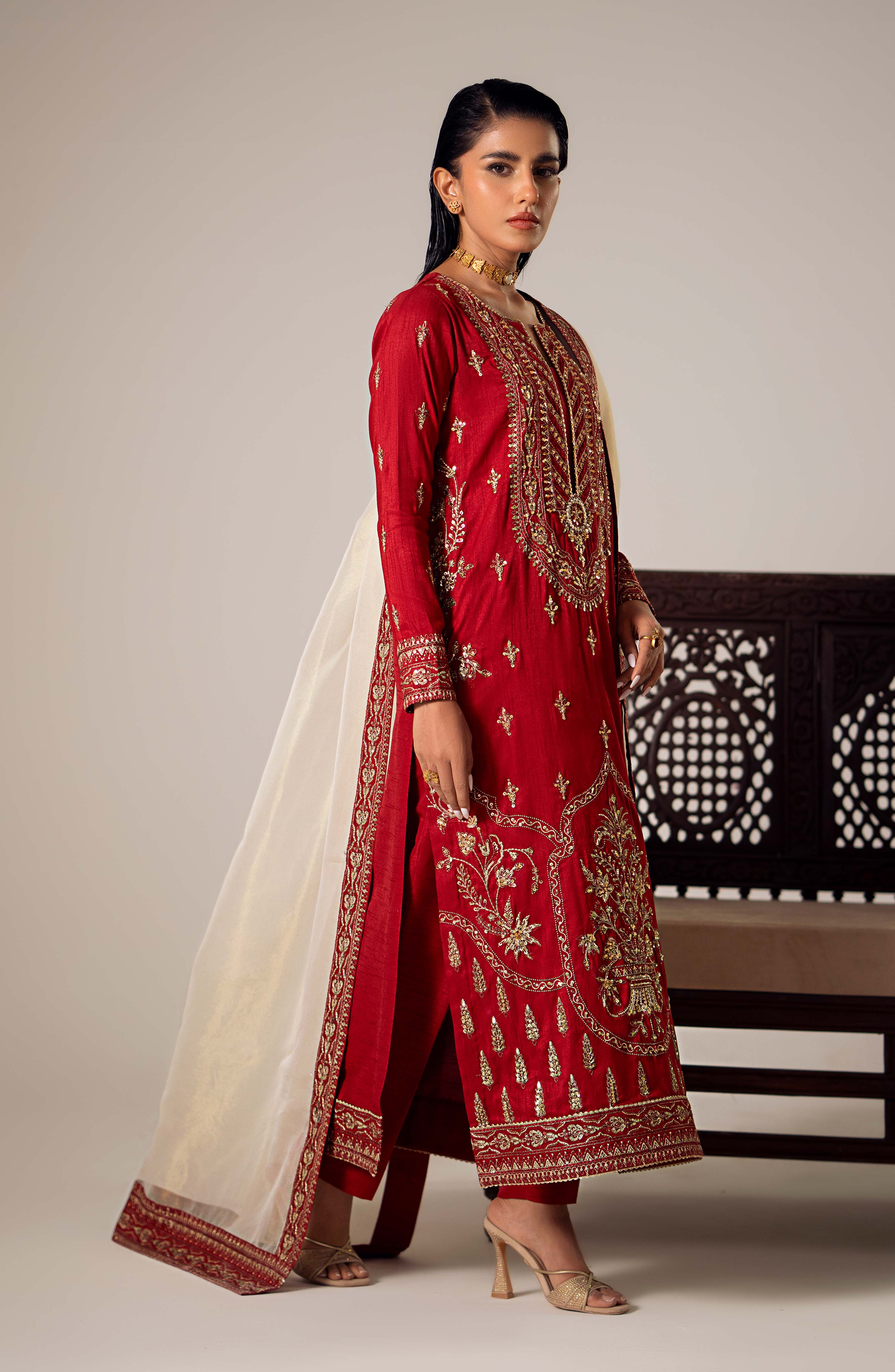 Maryum N Maria | Dastan Formals | MIRA - MS40017 - Aqsa Fabrics