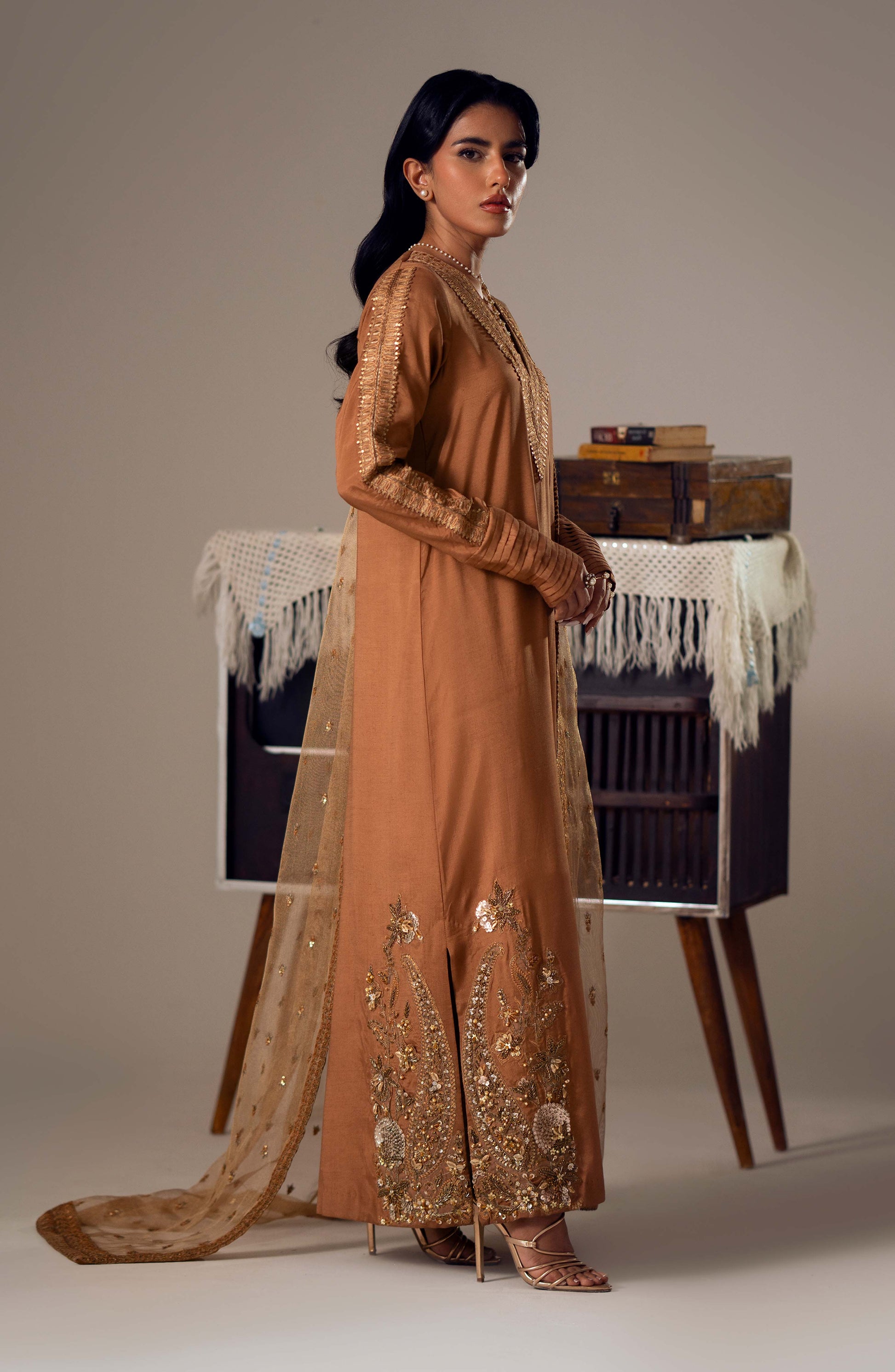 Maryum N Maria | Dastan Formals | ZARIA - MS40019 - Aqsa Fabrics