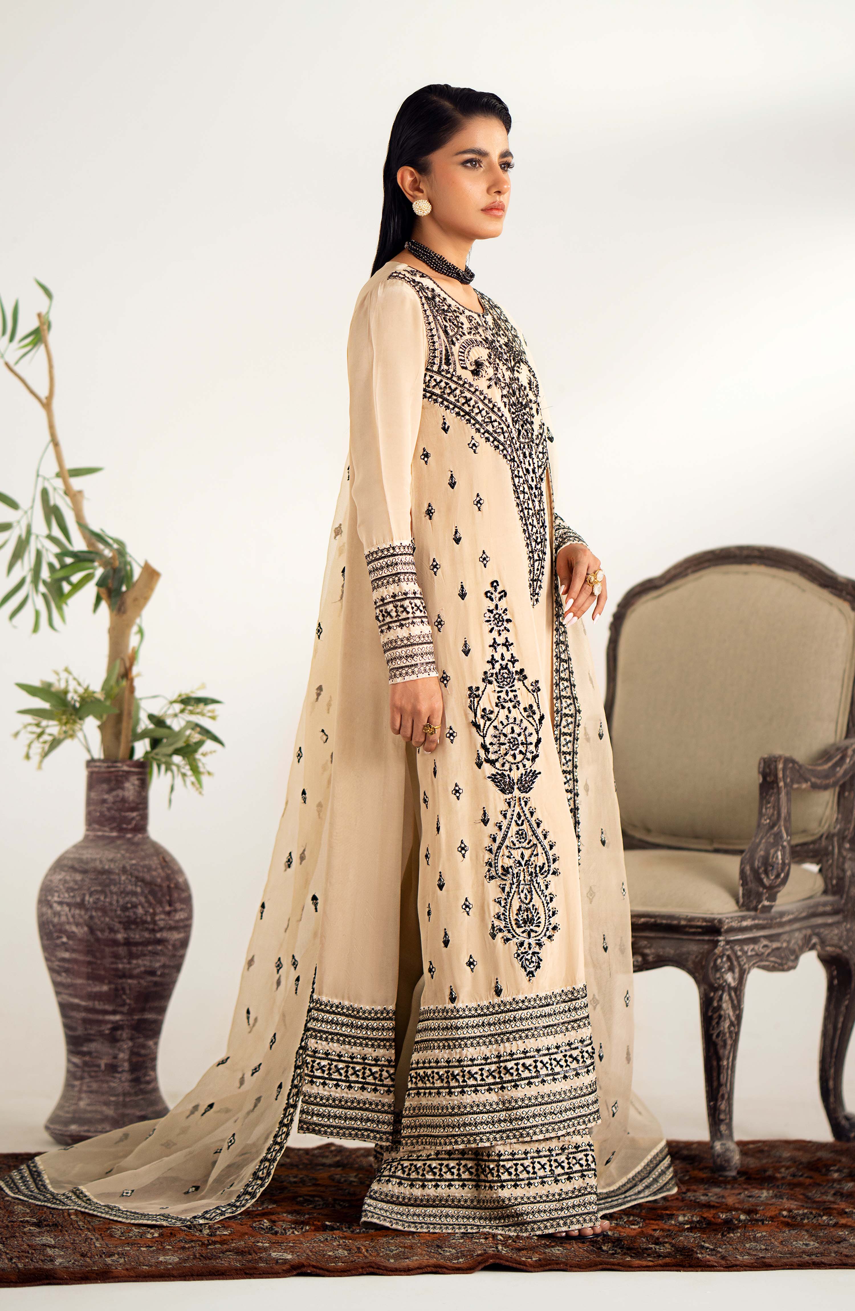 Maryum N Maria | Dastan Formals | DEYA - MS40022 - Aqsa Fabrics