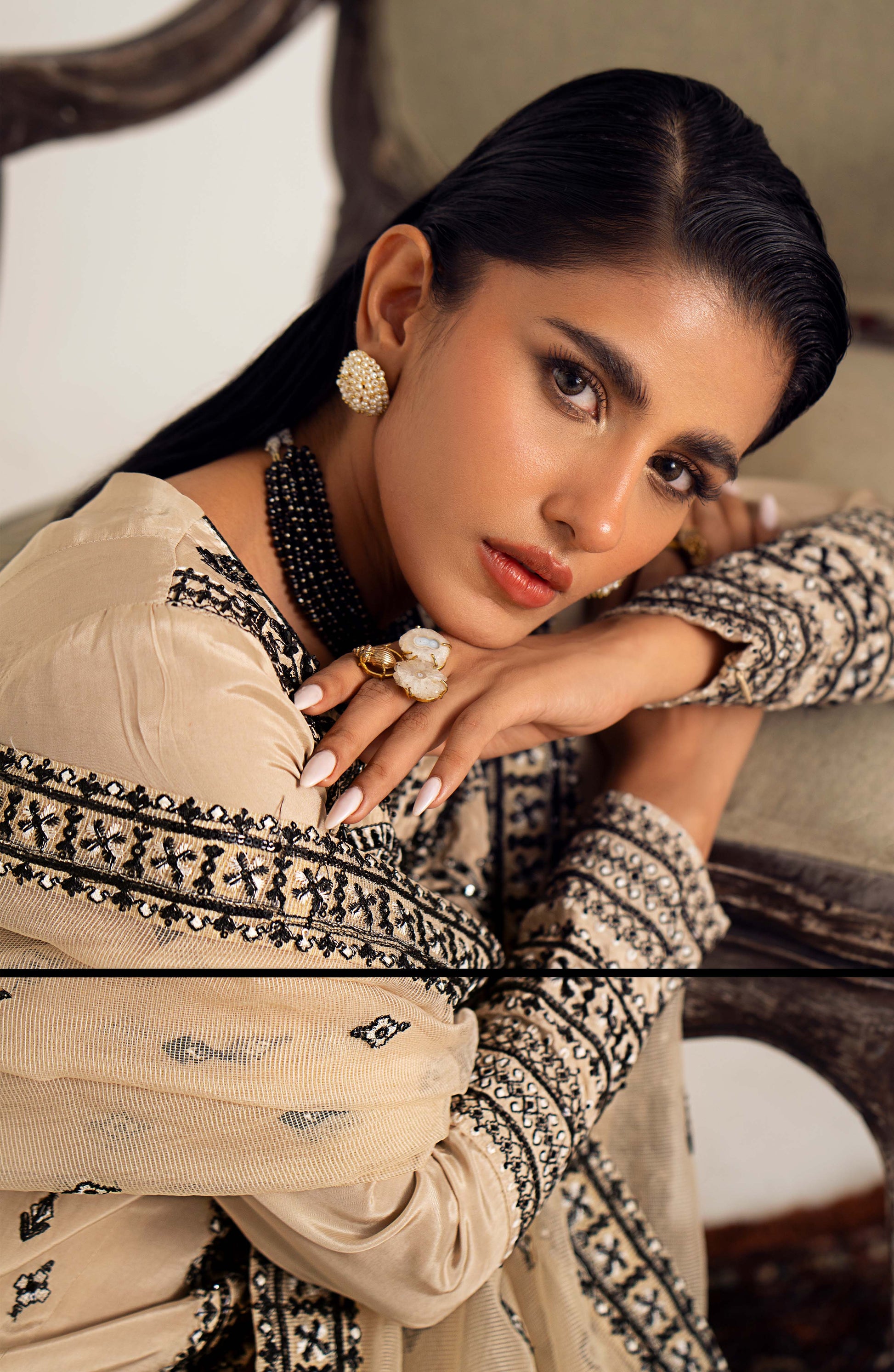 Maryum N Maria | Dastan Formals | DEYA - MS40022 - Aqsa Fabrics
