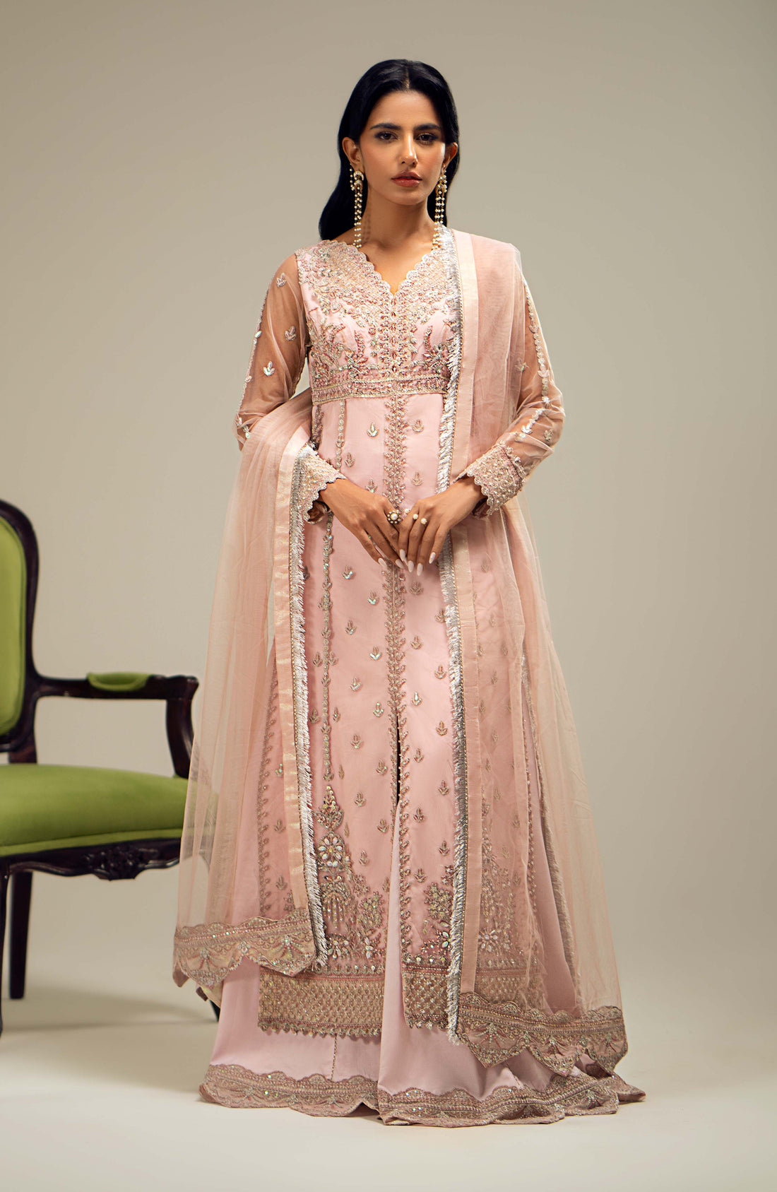 Maryum N Maria | Dastan Formals | MARA - MS40025 - Aqsa Fabrics