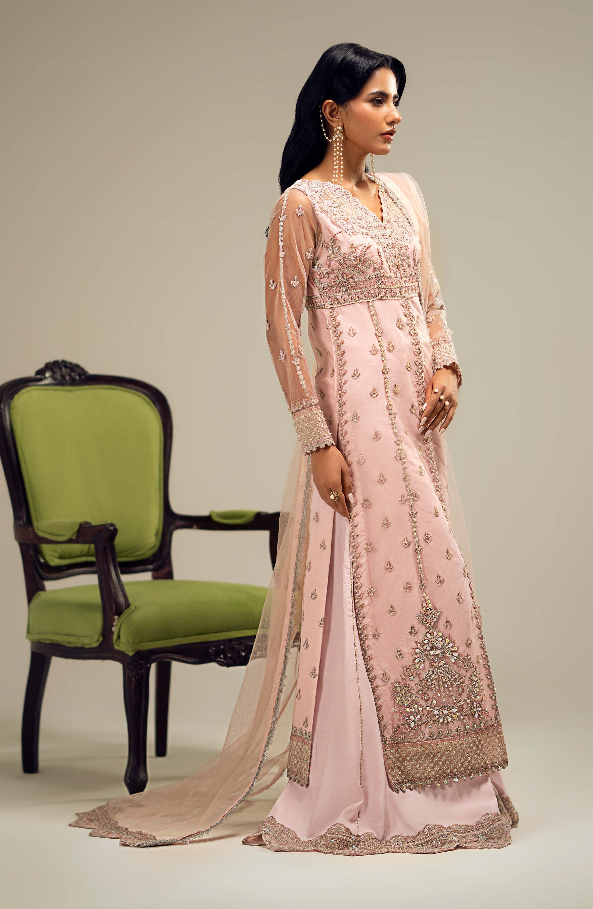 Maryum N Maria | Dastan Formals | MARA - MS40025 - Aqsa Fabrics