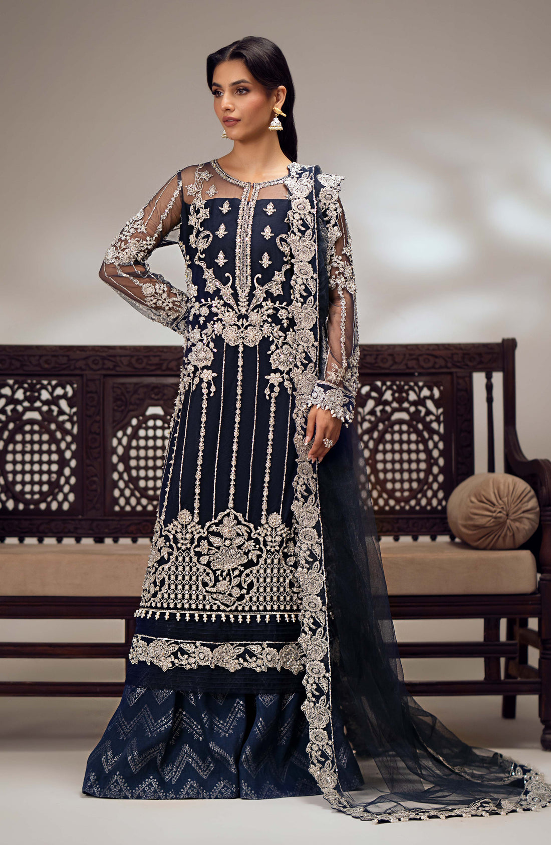 Maryum N Maria | Dastan Formals | INARA - MS40026 - Aqsa Fabrics