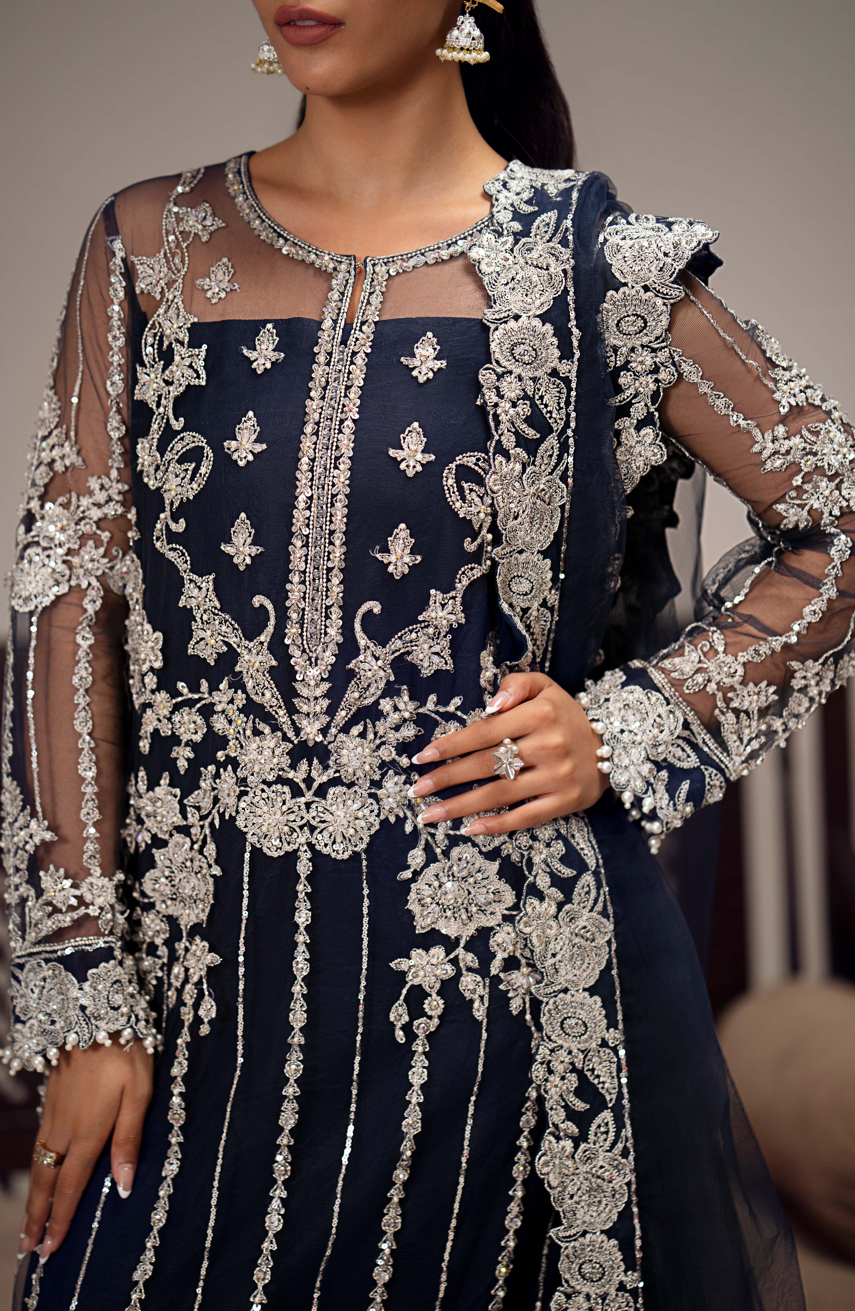 Maryum N Maria | Dastan Formals | INARA - MS40026 - Aqsa Fabrics