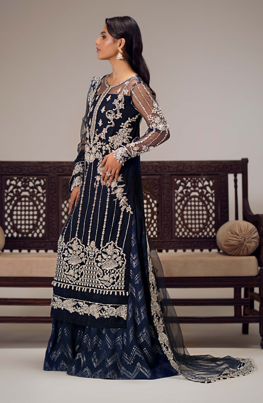 Maryum N Maria | Dastan Formals | INARA - MS40026 - Aqsa Fabrics