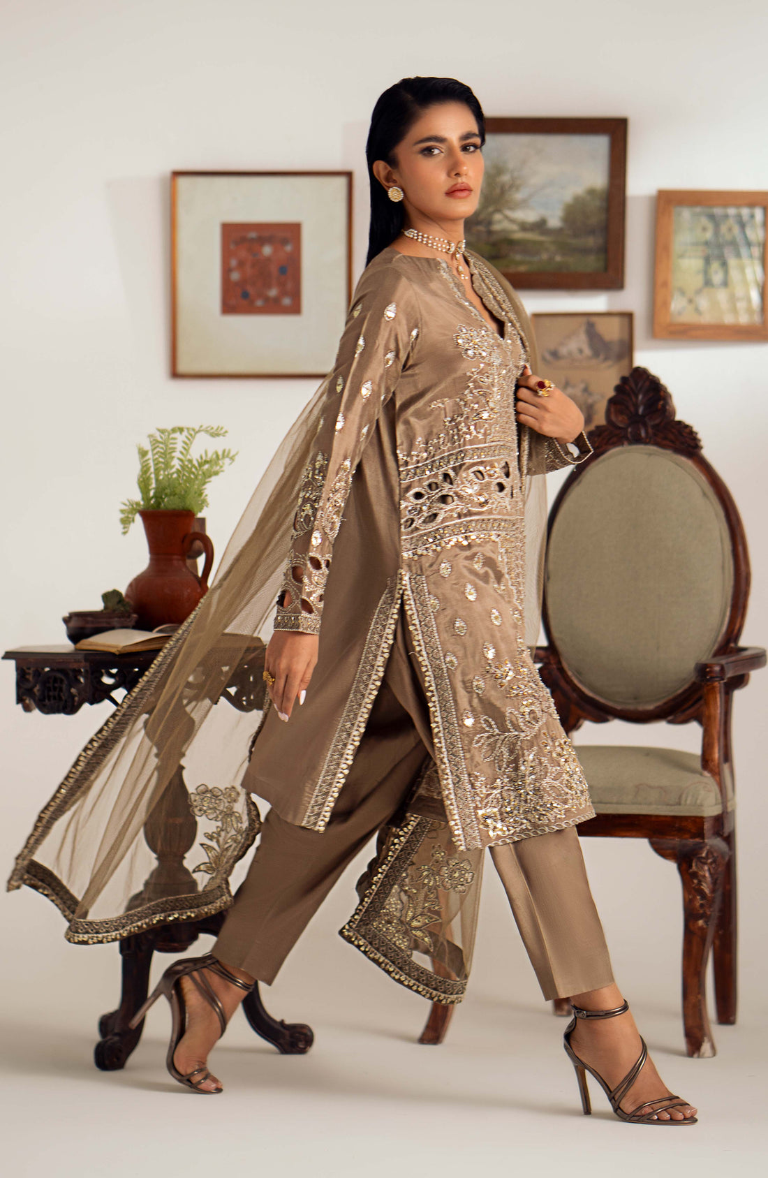 Maryum N Maria | Dastan Formals | ARELA - MS40029 - Aqsa Fabrics