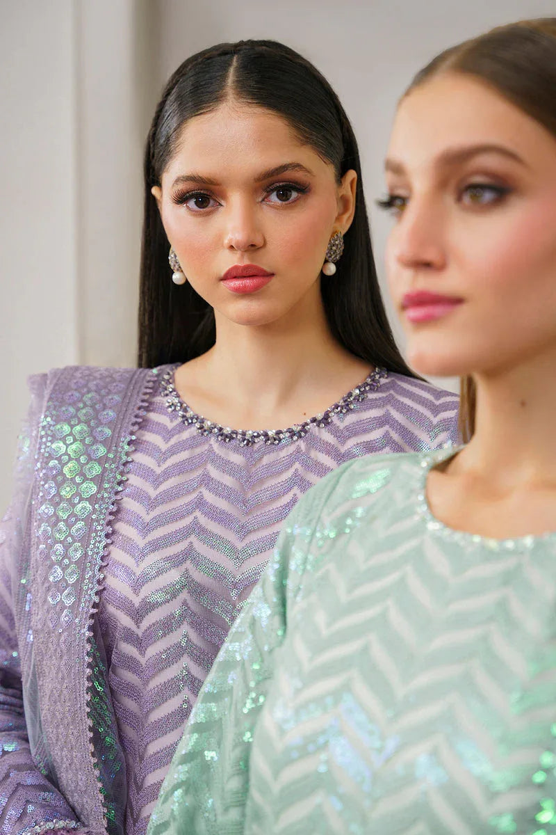 Baroque | Formal Collection | NET UF-517 - Aqsa Fabrics