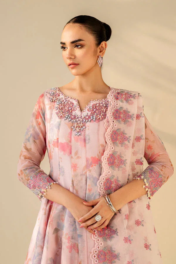 Baroque | Luxury Pret 25 | EMBROIDERED COTTON PATTI PR-1179 - Aqsa Fabrics