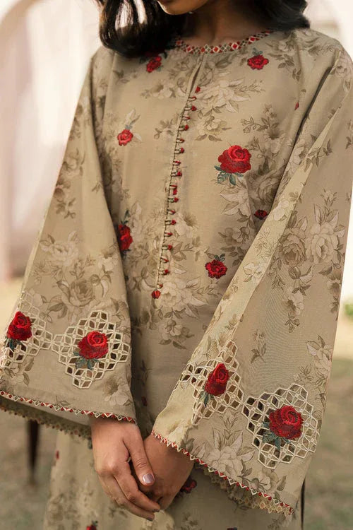 Baroque | Luxury Pret 24 | LAWN UF-594 - Aqsa Fabrics