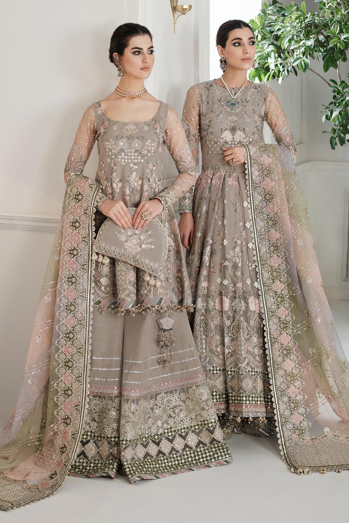EMBROIDERED NET CH10-08 STITCHED