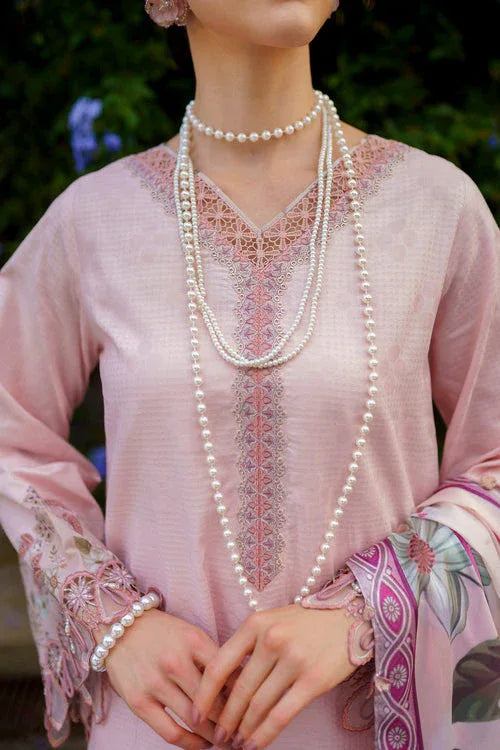 Baroque | Luxury Pret 24 | JACQUARD LAWN UF-588 - Aqsa Fabrics