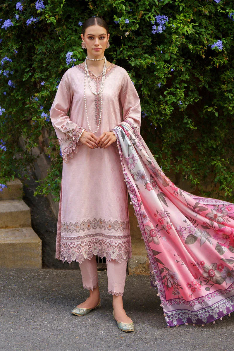 Baroque | Luxury Pret 24 | JACQUARD LAWN UF-588 - Aqsa Fabrics