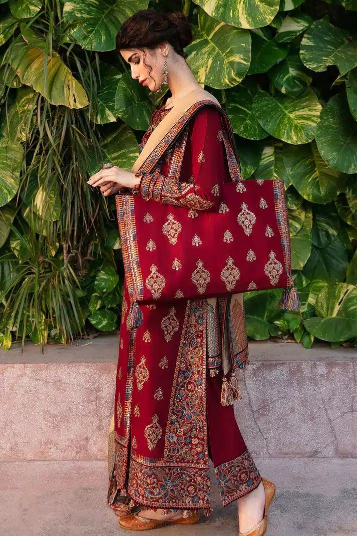 Jazmin | Dastaan Luxury Winter 23 | DW23-D1 - Aqsa Fabrics