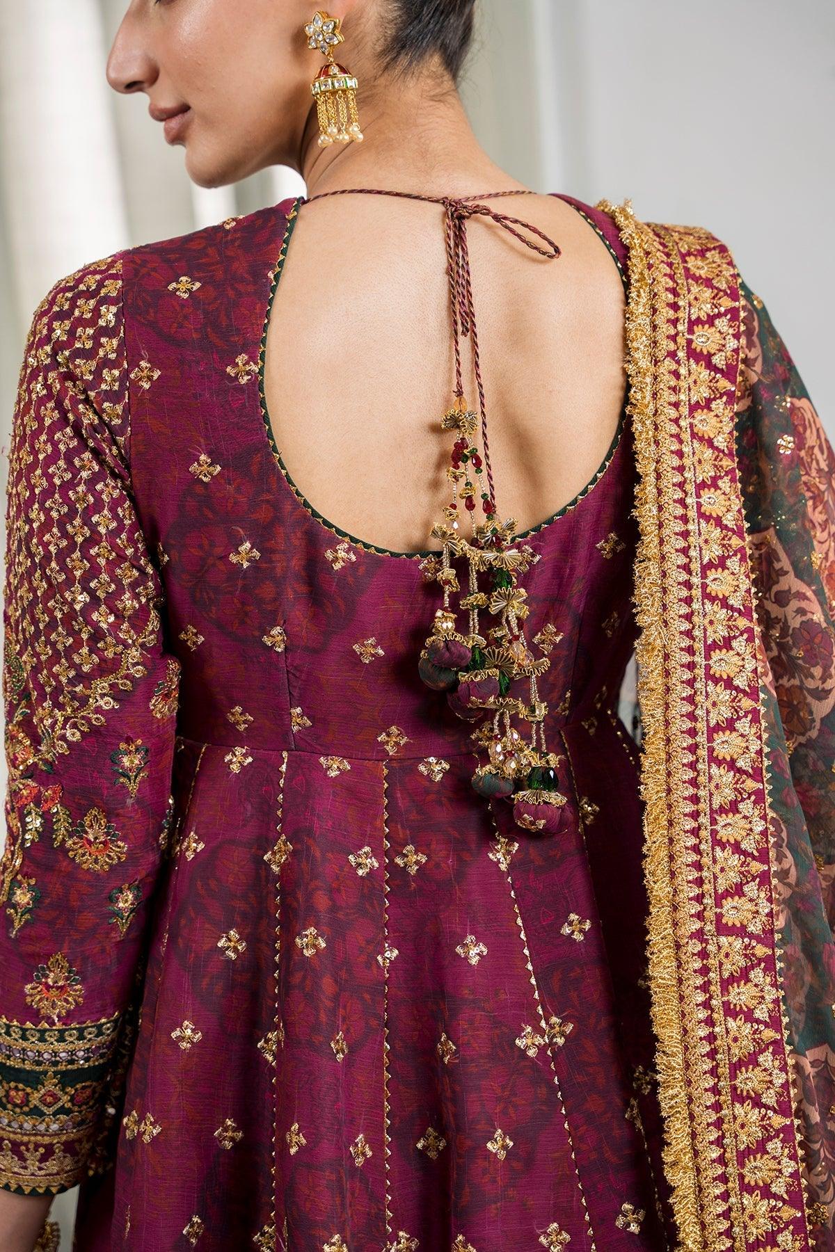 EMBROIDERED CHIFFON CH12-03 STITCHED