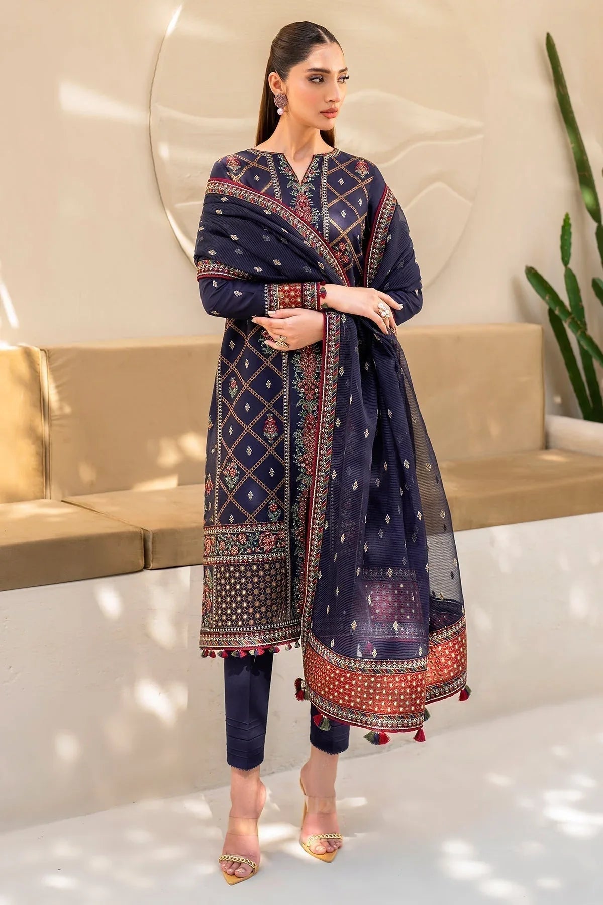 Jazmin | Irish Lawn SS 24 | D6 - Aqsa Fabrics