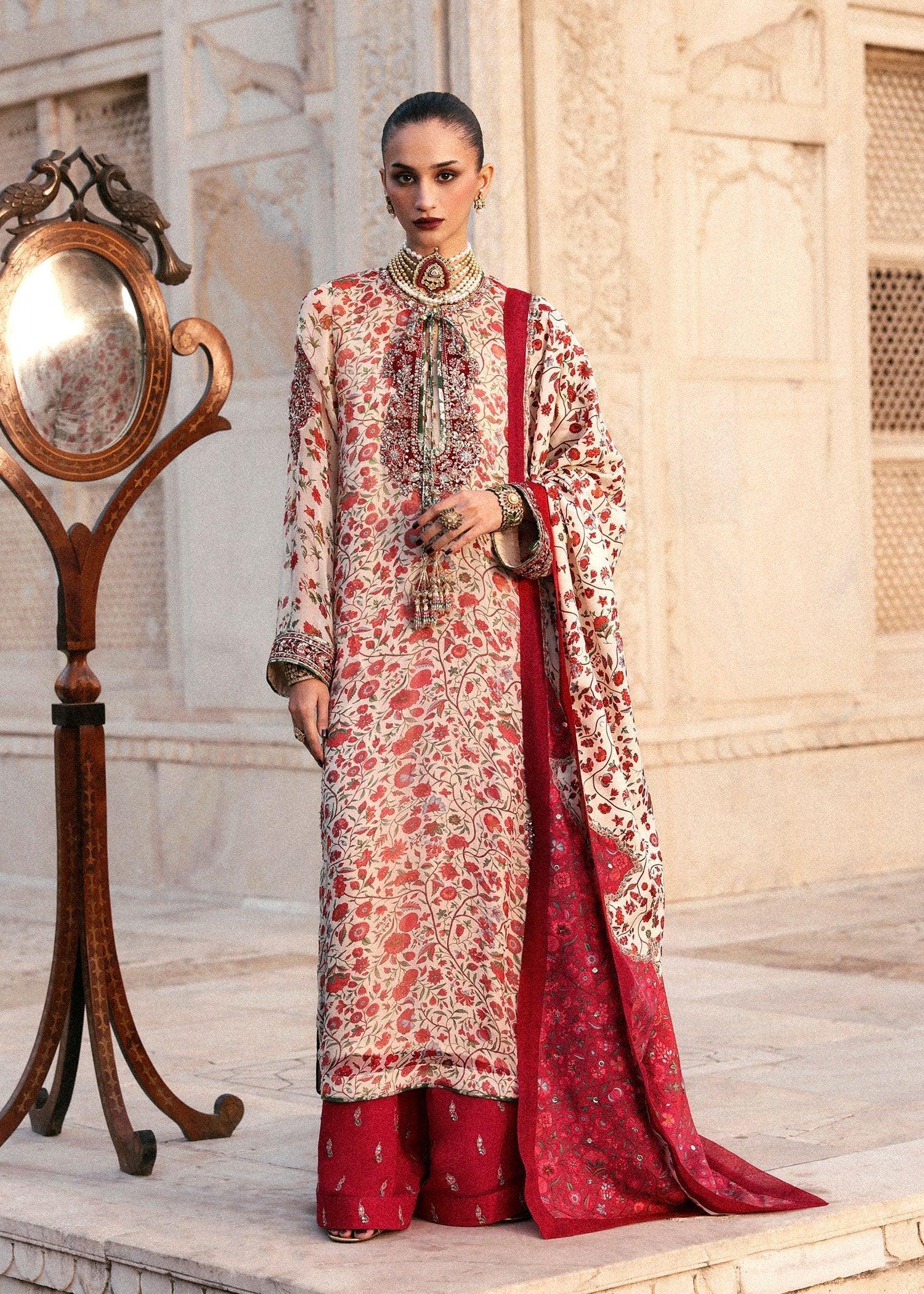Hussain Rehar | Luxury Pret AW 25 | Ivoria - Aqsa Fabrics