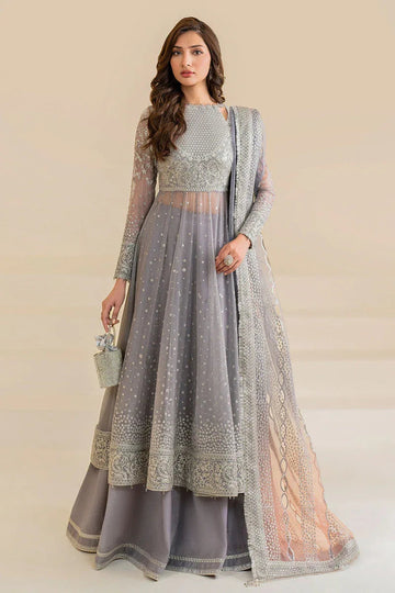 Jazmin | Formals Collection | CHIFFON UC-3046 - Aqsa Fabrics