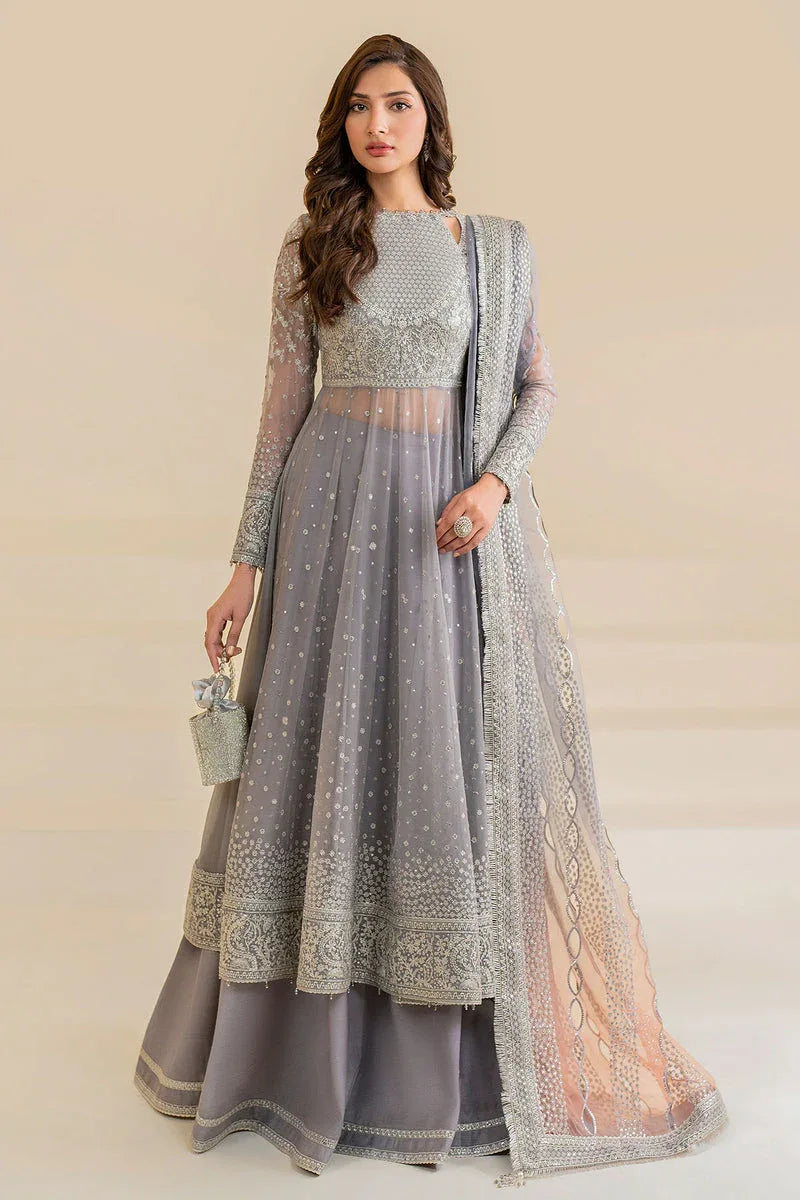 Jazmin | Formals Collection | CHIFFON UC-3046 - Aqsa Fabrics