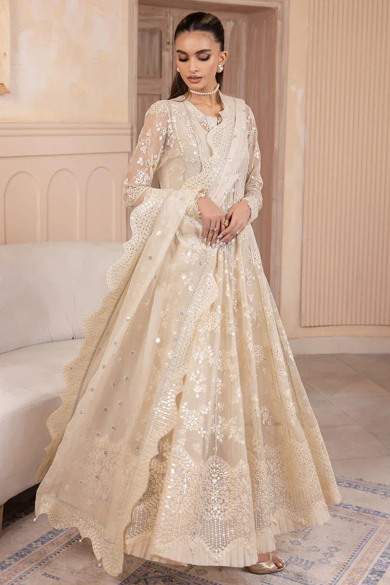 Jazmin | Formals Collection | CHIFFON UC-3044 - Aqsa Fabrics