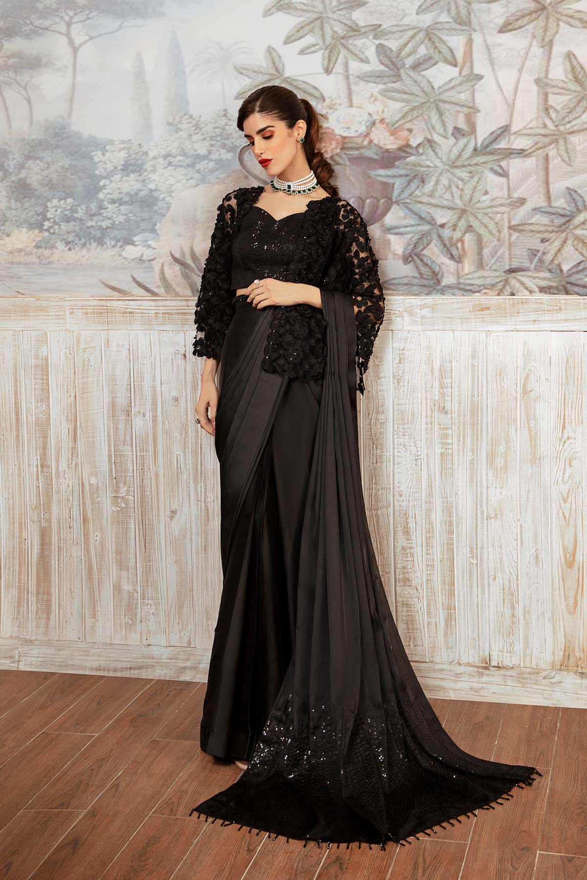 Mina Kashif | Ala Mode Luxury Formals 23 | Elena - Aqsa Fabrics