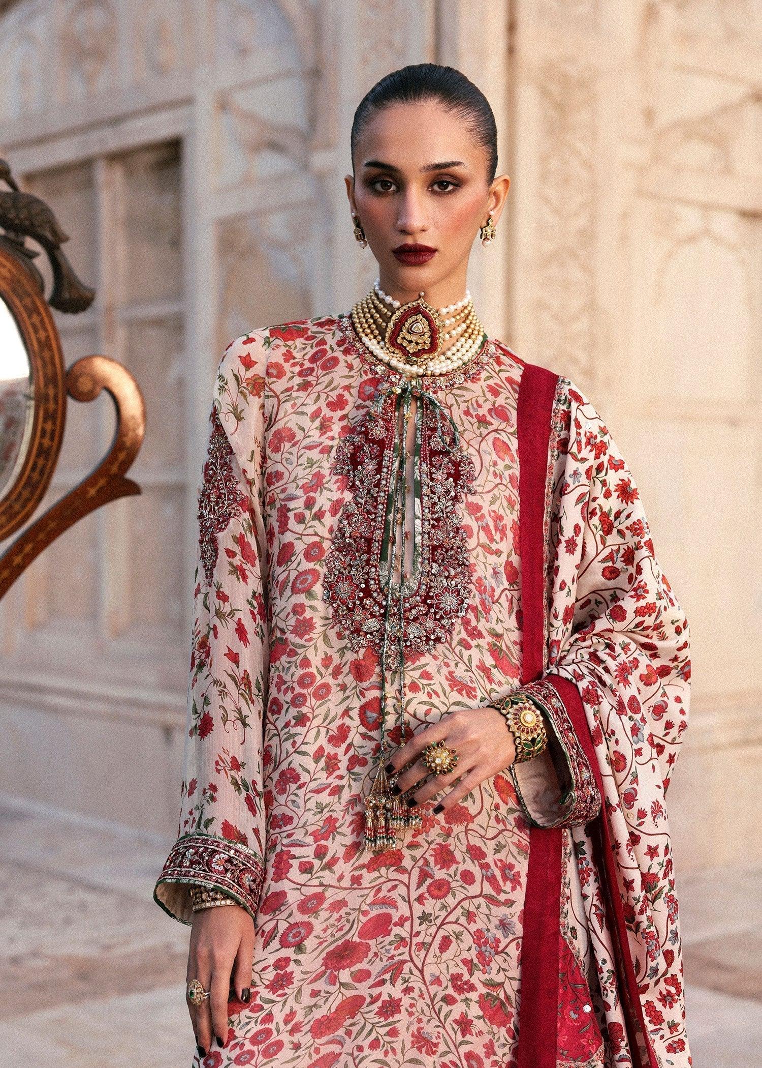 Hussain Rehar | Luxury Pret AW 25 | Ivoria - Aqsa Fabrics