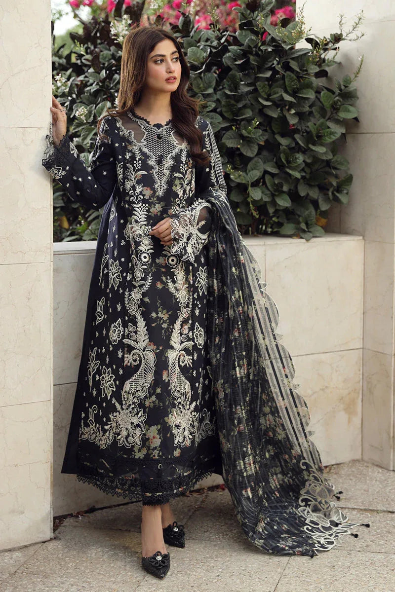 Qalamkar | Festive Lawn 2024 | PS-07 HAMNA - Aqsa Fabrics