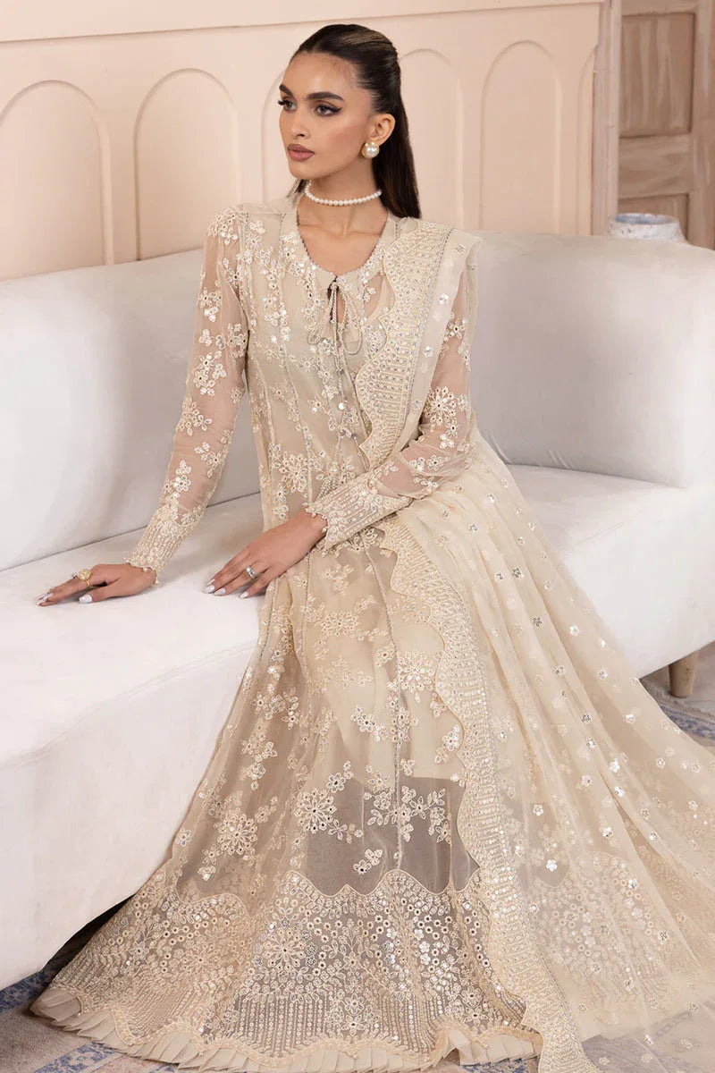 Jazmin | Formals Collection | CHIFFON UC-3044 - Aqsa Fabrics