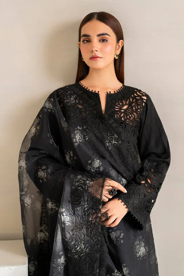 Baroque | Luxury Pret 24 | LAWN UF-673 - Aqsa Fabrics