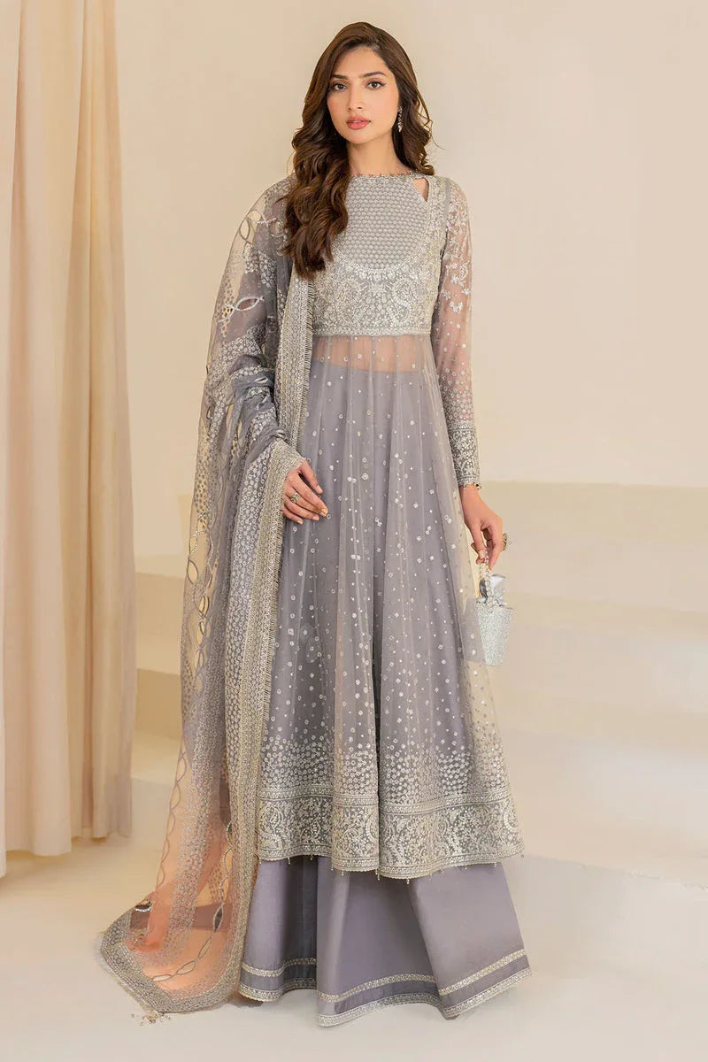 Jazmin | Formals Collection | CHIFFON UC-3046 - Aqsa Fabrics