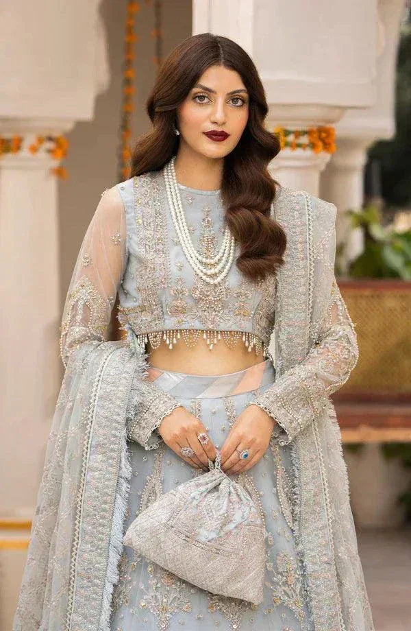 Eleshia | Zarin Wedding Formals 23 | Nerisa - Aqsa Fabrics