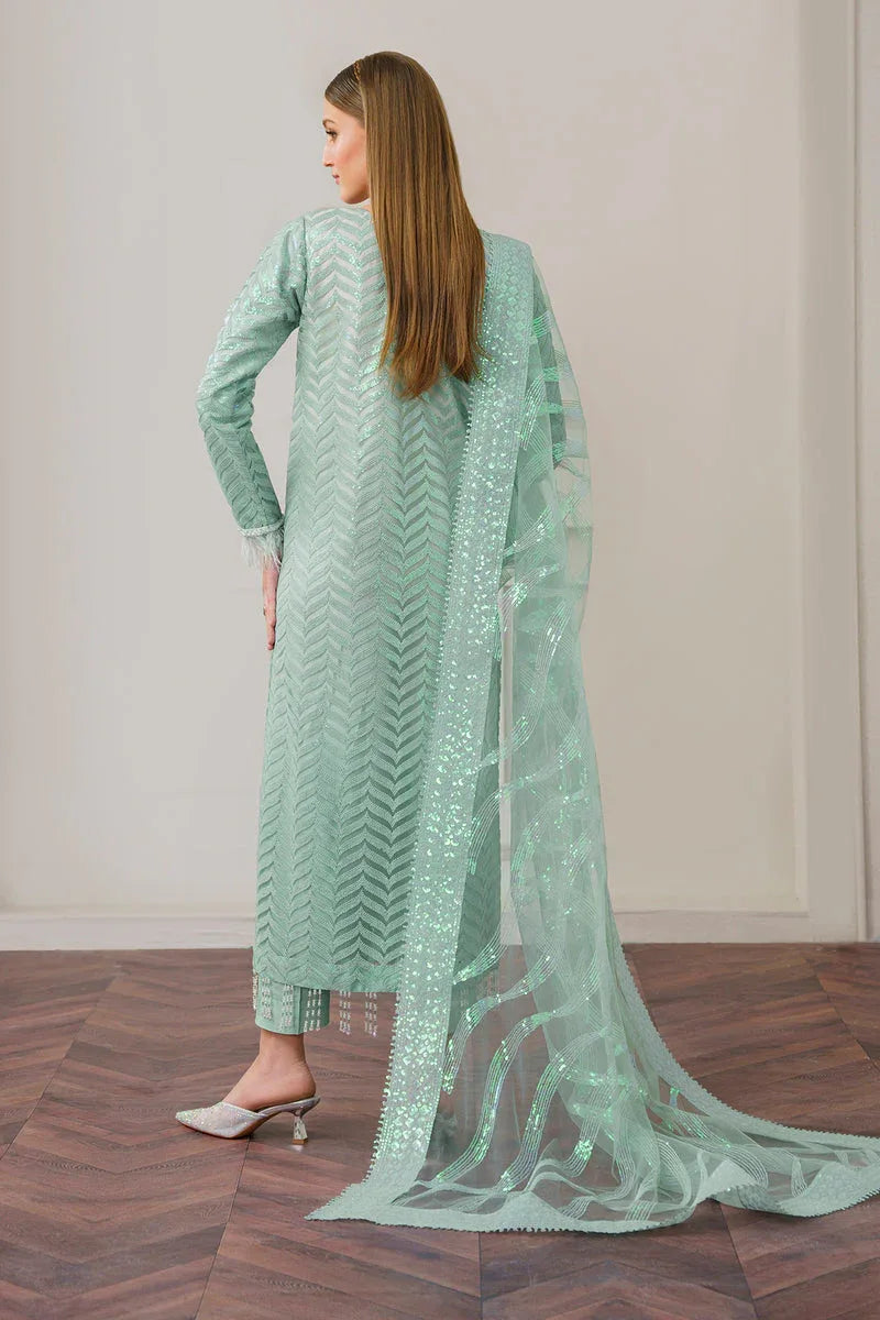 Baroque | Formal Collection | NET UF-517 - Aqsa Fabrics