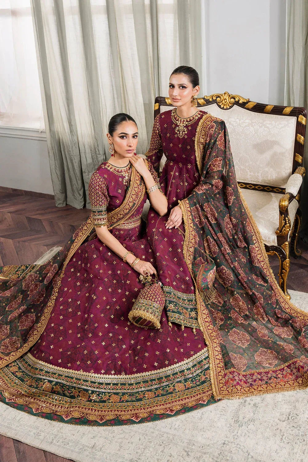 Baroque | Chantelle Embroidered Collection | CH12-03 - Aqsa Fabrics