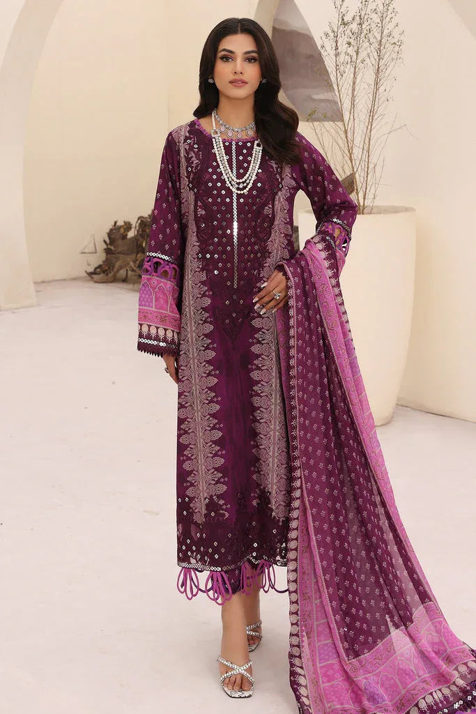 Charizma | Naranji Embroidered Lawn 24 | CN4-003 - Aqsa Fabrics