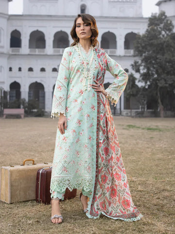 Faiza Faisal | Maya Luxury Lawn | Julia - Aqsa Fabrics