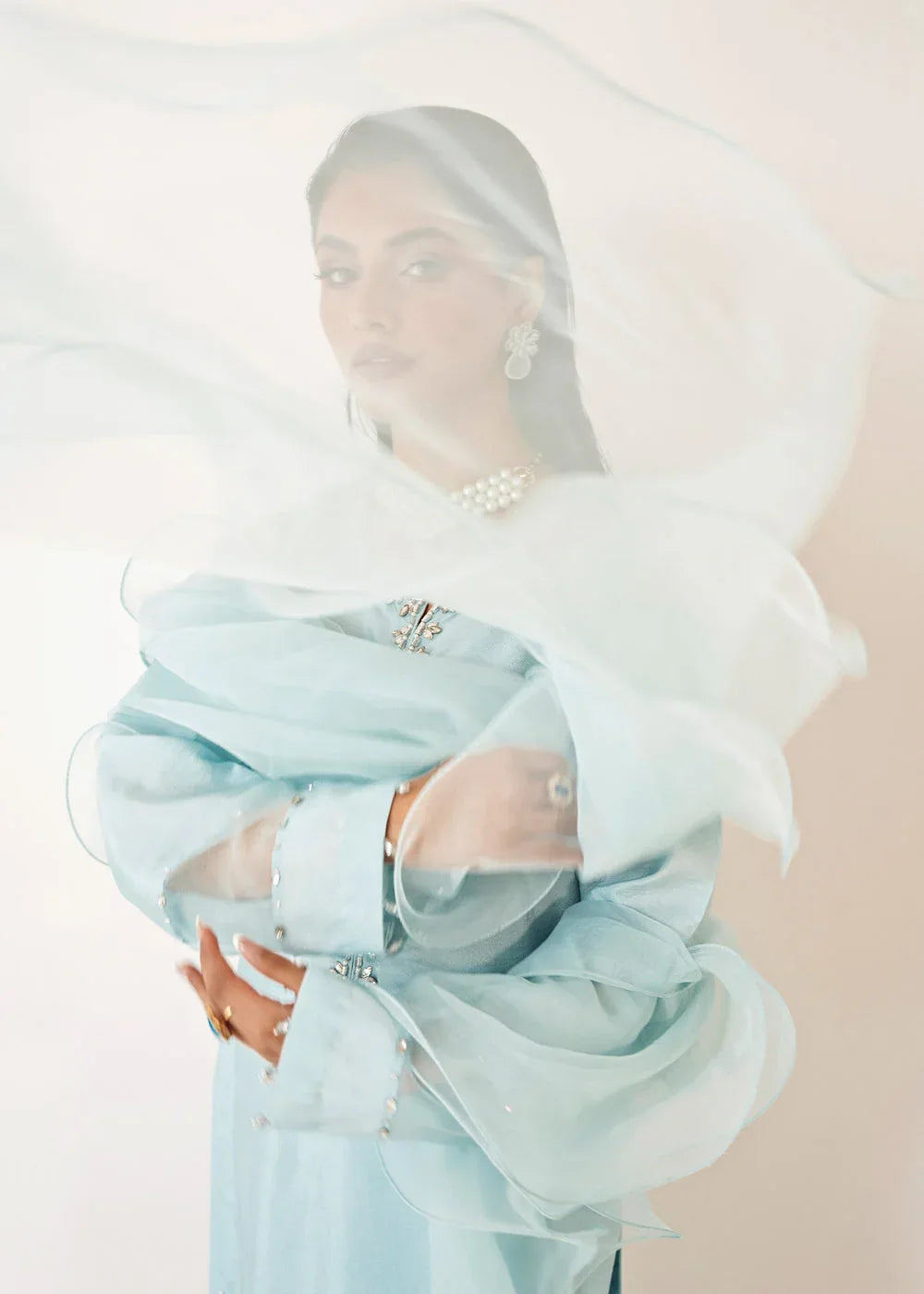 Dastoor | Euphoria Luxury Pret 24 | Misty - Aqsa Fabrics