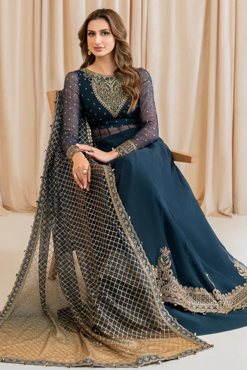 Jazmin | Formals Collection | CHIFFON UC-3047 - Aqsa Fabrics