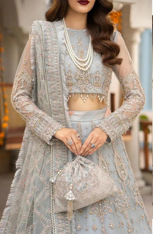 Eleshia | Zarin Wedding Formals 23 | Nerisa - Aqsa Fabrics