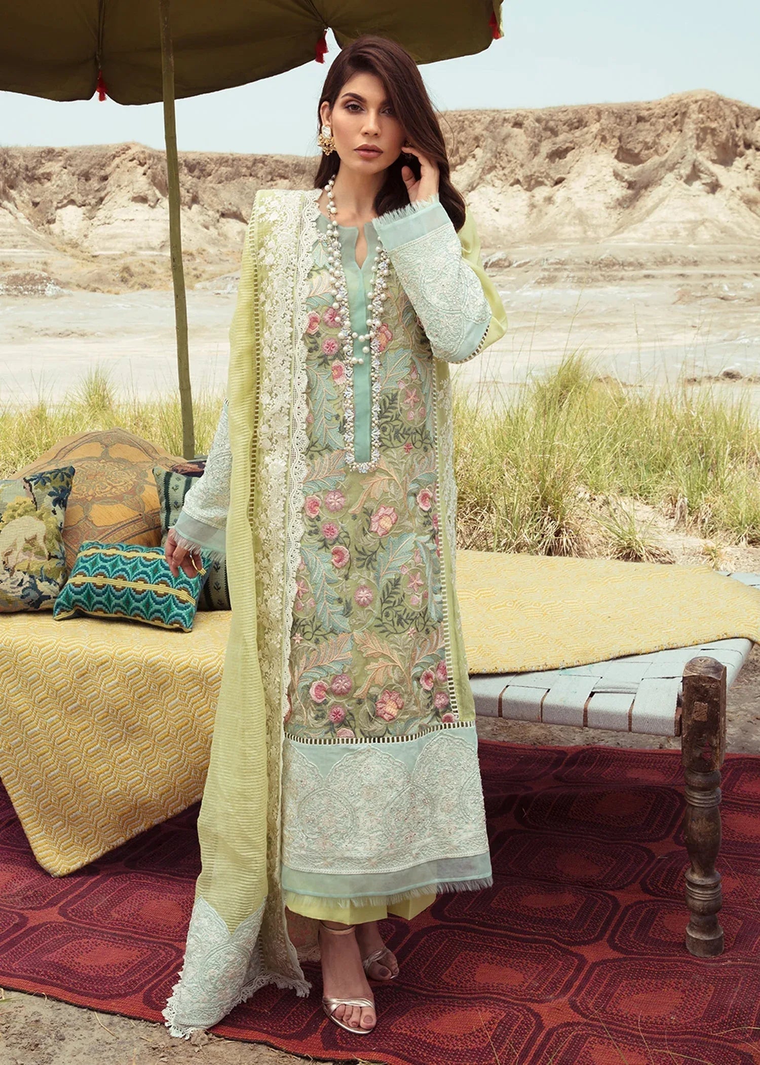 Saira Shakira | Luxury Pret | Aurora - Aqsa Fabrics