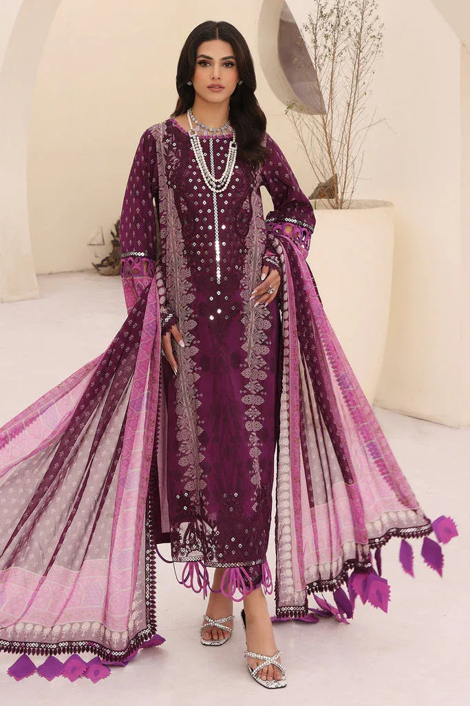 Charizma | Naranji Embroidered Lawn 24 | CN4-003 - Aqsa Fabrics