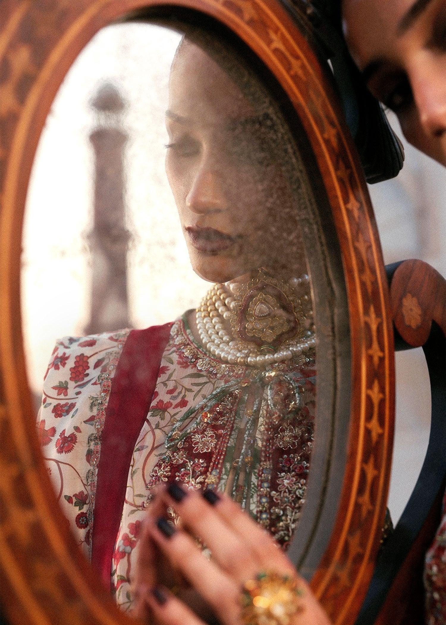 Hussain Rehar | Luxury Pret AW 25 | Ivoria - Aqsa Fabrics