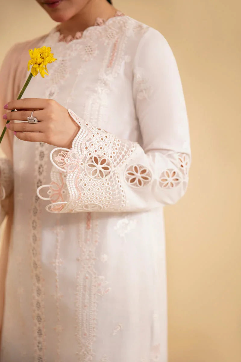 Qalamkar | Qlinekari Luxury Lawn | SQ-07 CARMIN - Aqsa Fabrics