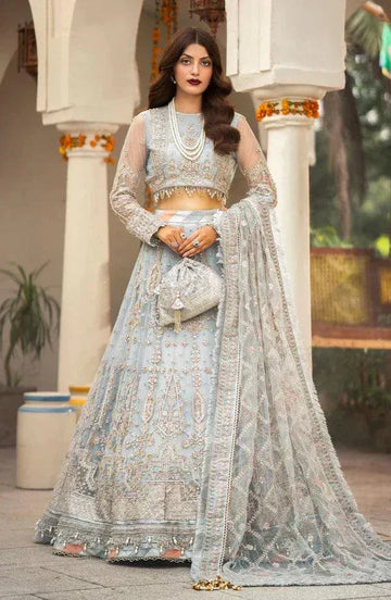 Eleshia | Zarin Wedding Formals 23 | Nerisa - Aqsa Fabrics